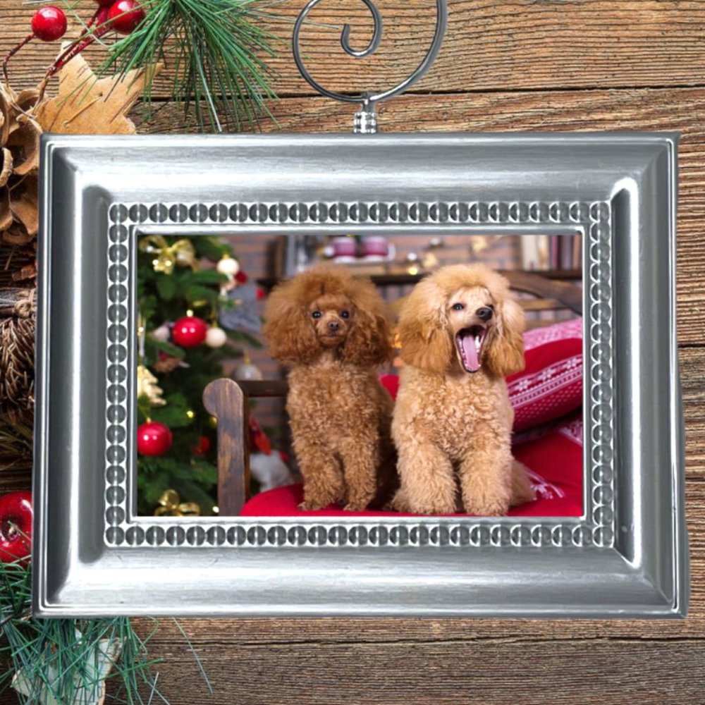Poodle Puppy Dog Christmas‎ Tree Ornament